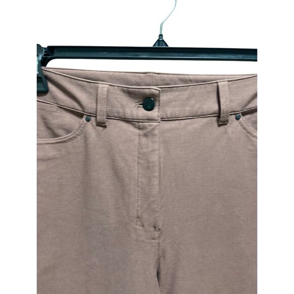 Lululemon City Sleek 5 Pocket High-Rise Wide-Leg Pant Full Length Brown Size 31 - Picture 8 of 16